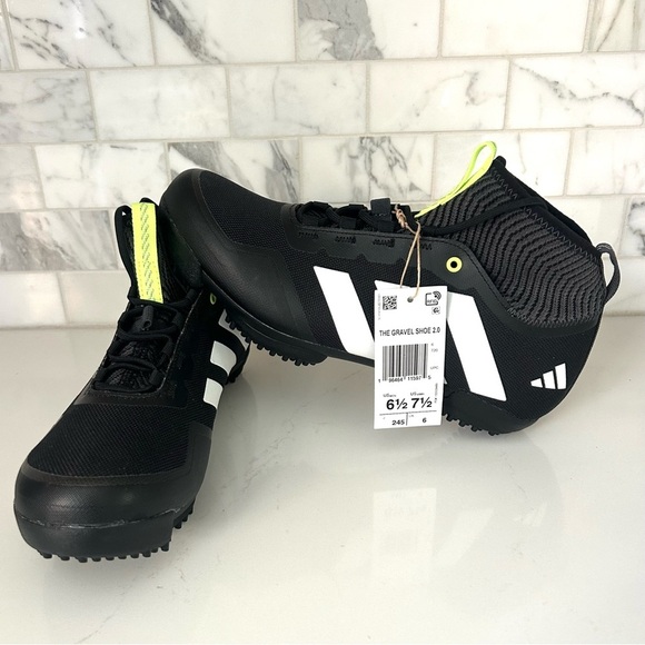 ADIDAS The Gravel 2.0 Cycling Shoes NEW Groadie Grinding Cuff Black Men's 6.5 - Picture 2 of 8
